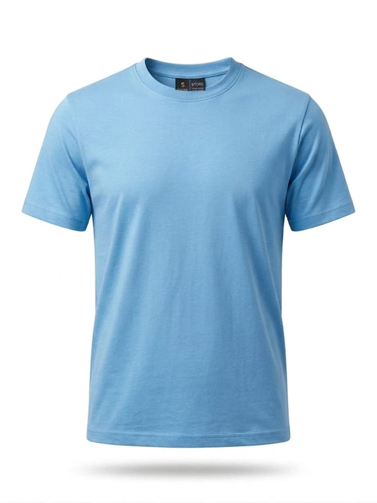 Trend Tee-Azure Blue