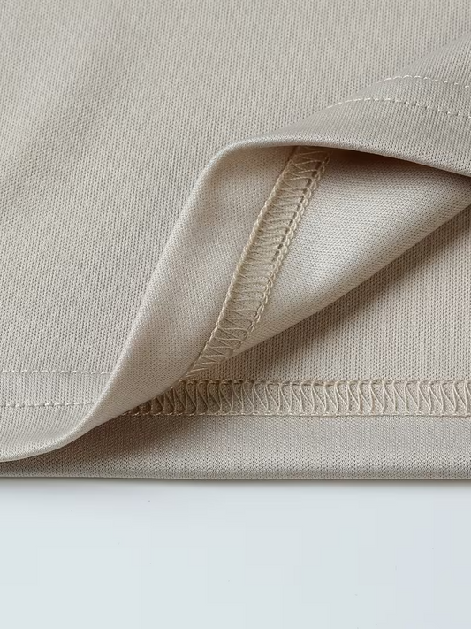 Trend Tee-Apricot Beige