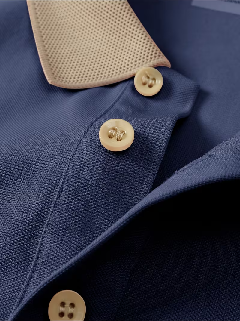 Trend Tee-Navy-Blue Old Money Polo