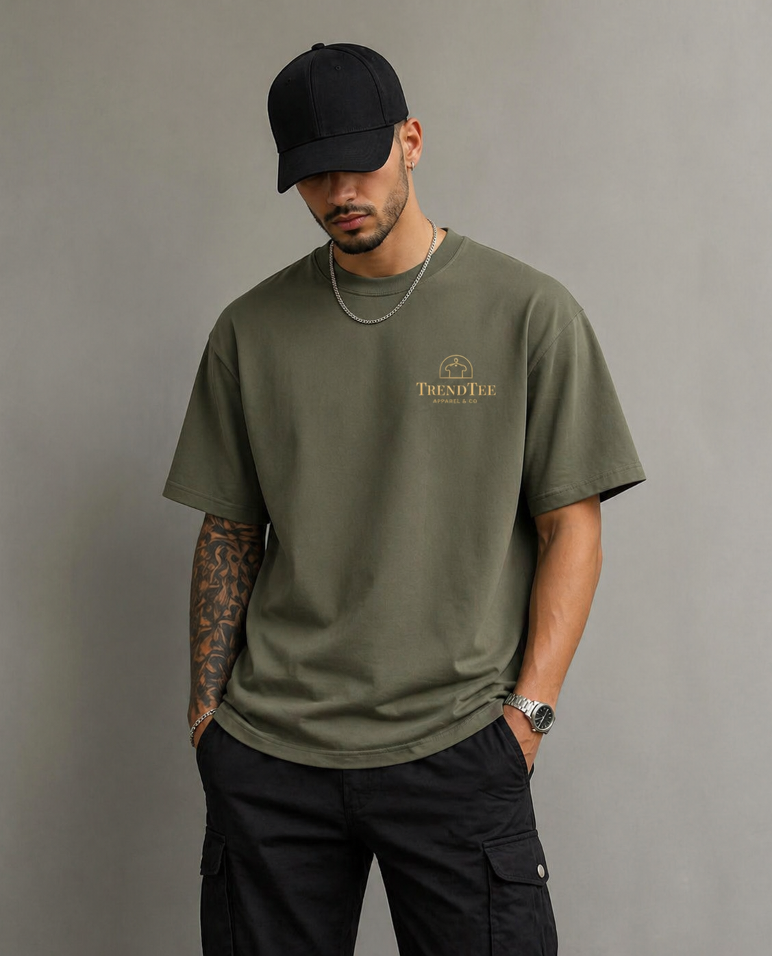 Trend Tee - Olive Green