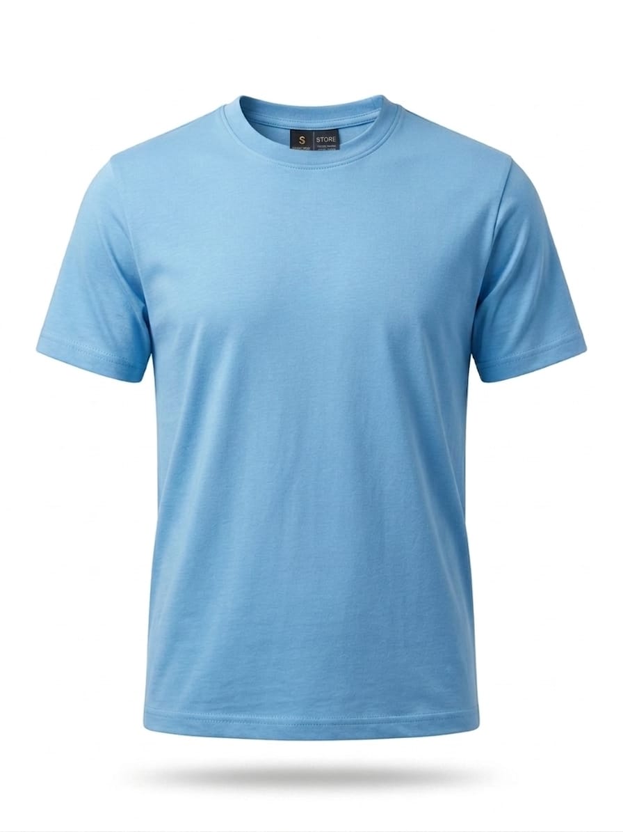 Trend Tee-Azure Blue