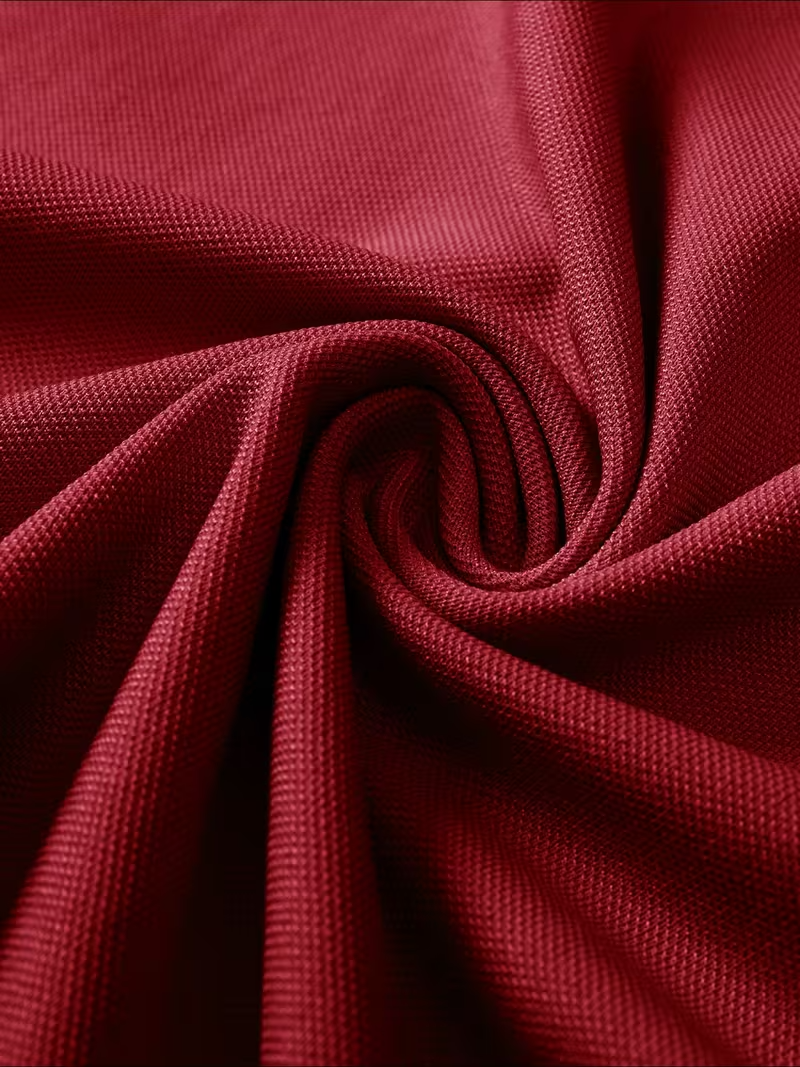 (Maroon) Old Money Polo Shirt