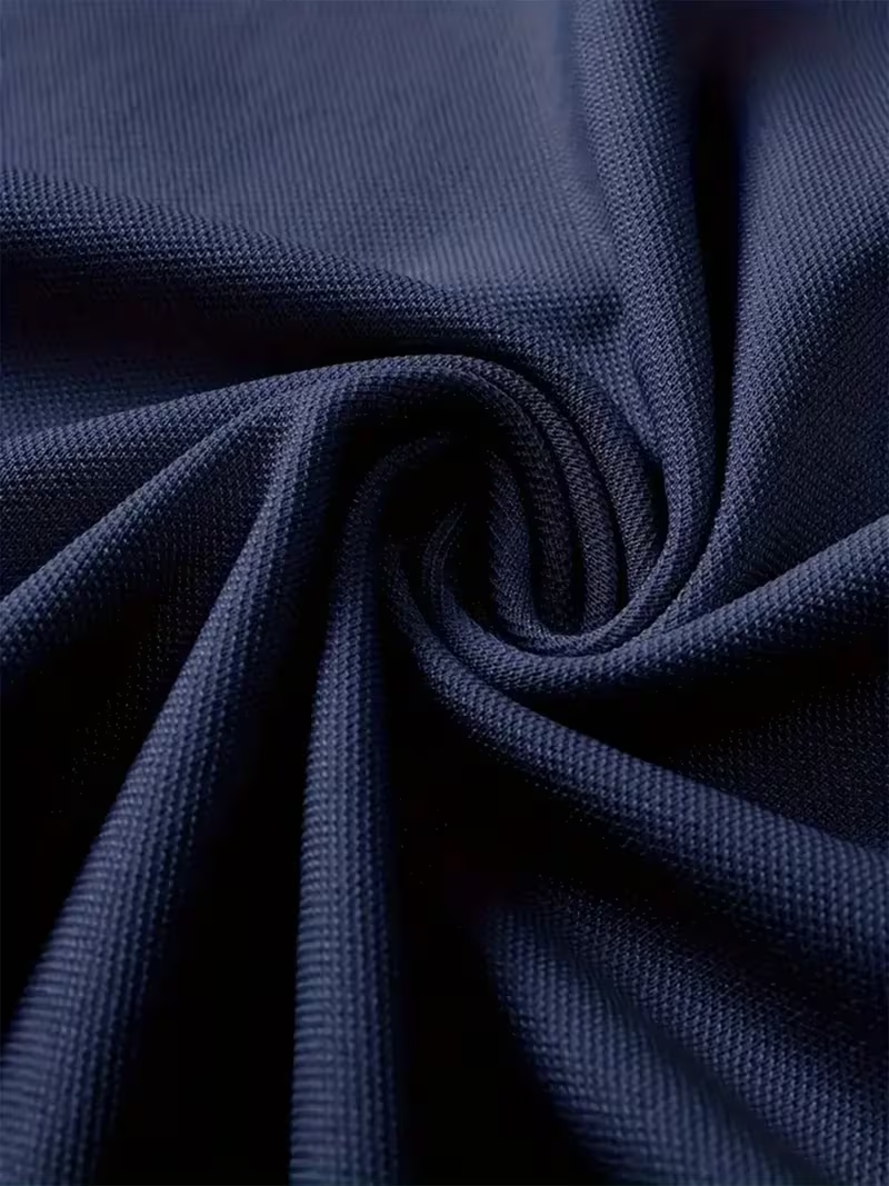Navy-Blue Old Money Polo