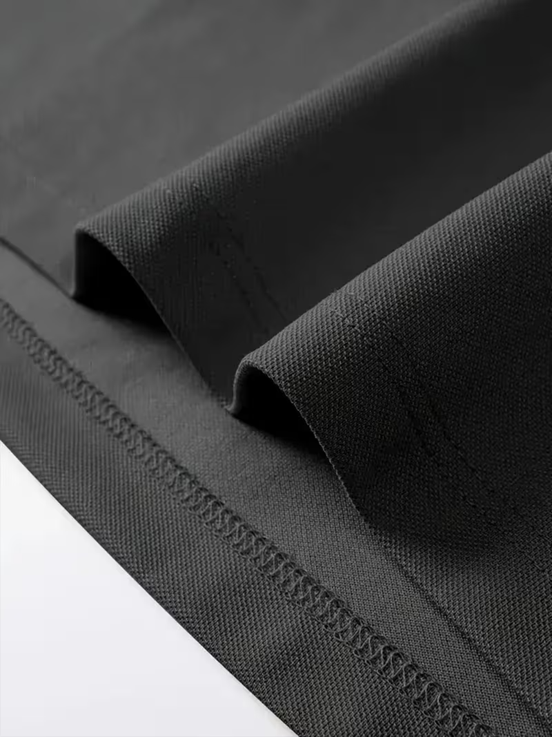 Black Old Money Polo Shirt