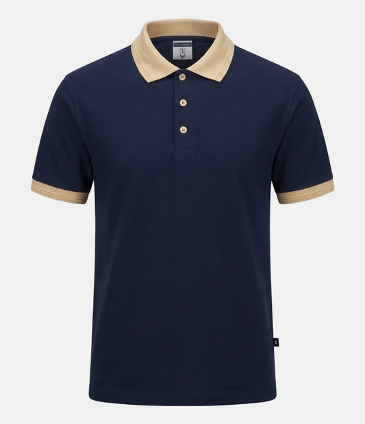 Trend Tee-Navy-Blue Old Money Polo