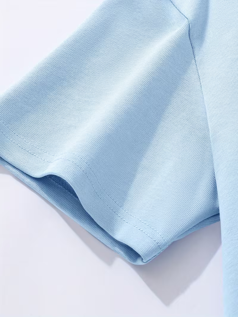 Trend Tee-Azure Blue