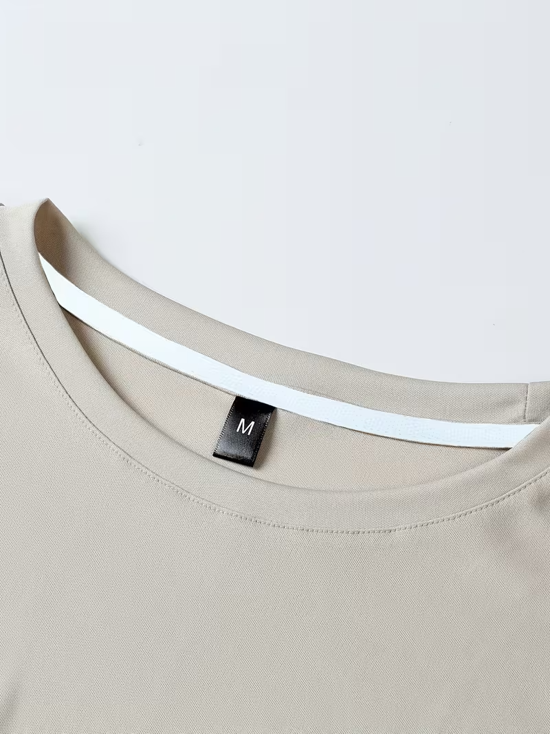 Trend Tee-Apricot Beige
